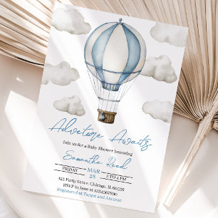 Invitación Fiesta de Baby Shower 'Aventura Espera'