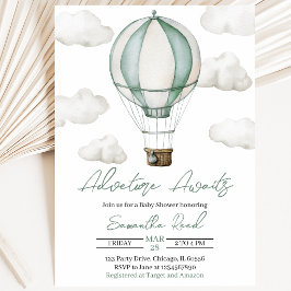 Invitación Fiesta de Baby Shower 'Aventura Esperando'
