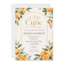 Fiesta de Baby Shower Boho Acuarela Little Cutie