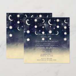 Invitación Fiesta de Baby Shower con Estilo Acuarela Celestia