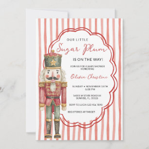 Invitación Fiesta de Baby Shower de ballet de invierno de ray