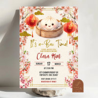 Fiesta de Baby Shower de Bao Chino Flor de Ciruelo