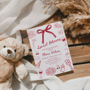 Invitación Fiesta de Baby Shower de Entrega Especial