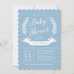 Invitación Fiesta de Baby Shower de Jardín de Cabaña Capricho