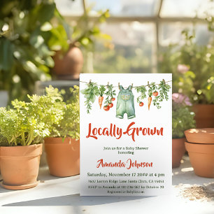 Invitación Fiesta de Baby Shower de Jardín Rústico de Product