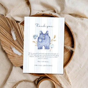 Invitación Fiesta de Baby Shower de Jeans Azules Modernos