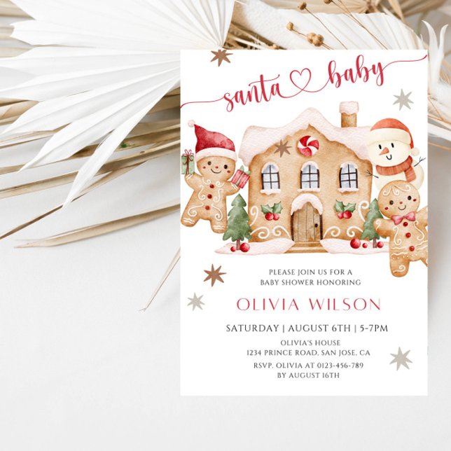 Invitación Fiesta de Baby Shower de Navidad Invierno (Subido por el creador)