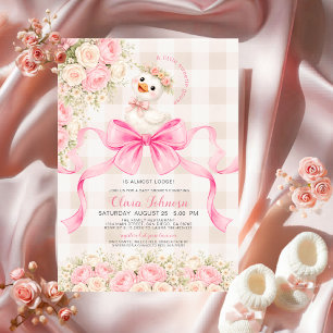 Invitación Fiesta de Baby Shower de Silly Goose Sweetie Goose