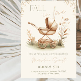 Invitación Fiesta de Baby Shower "Enamorarse"