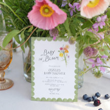 Fiesta de Baby Shower Floral Baby en Flor