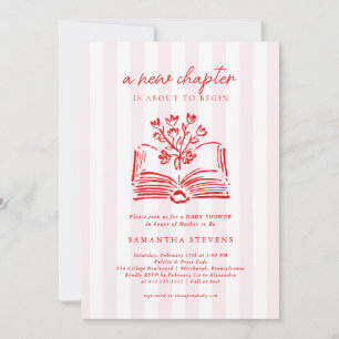 Invitación Fiesta de Baby Shower Floral de Cuento de Hadas Co