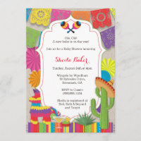 ¡Fiesta de Baby Shower! La ducha temática mexicana