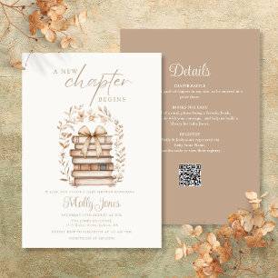 Invitación Fiesta de Baby Shower Libro de Historias Nuevo Cap