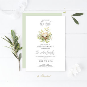 Invitación Fiesta de Baby Shower para Preparar el Nido