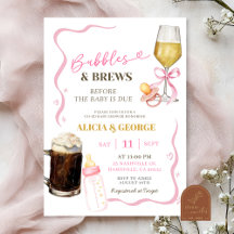 Fiesta de Baby Shower Rosa y Caprichosa a Mano