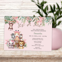 Fiesta de Baby Shower Safari Jungla Caprichosa Es 