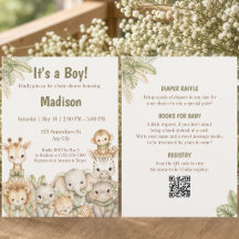 Fiesta de Baby Shower Todo Incluido Safari ¡Es un