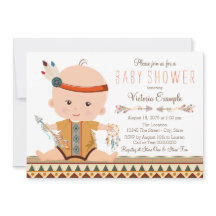 Fiesta de Baby Shower Tribal Boho