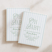 Fiesta de Baby Shower Vintage Preppy Boy