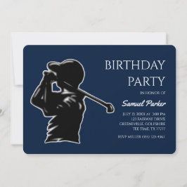 Invitación Fiesta de Bachelor de Golf - salida de golf Clásic