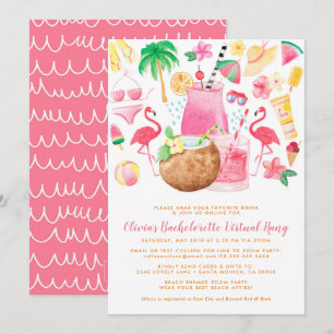 Invitación Fiesta de Bachelorette Beach