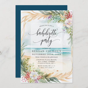 Invitación Fiesta de Bachelorette Beach