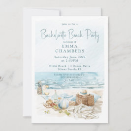 Invitación Fiesta de Bachelorette Beach