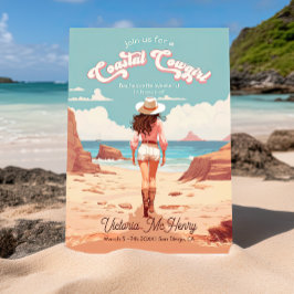 Invitación Fiesta de Bachelorette Coaster