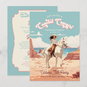 Invitación Fiesta de Bachelorette de Caballo de Nova Costera