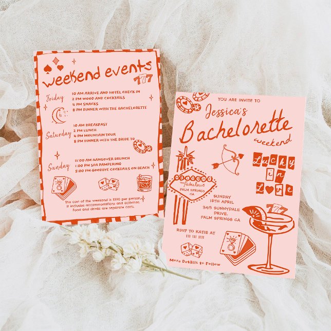 Invitación Fiesta de Bachelorette de Cocktail de mano caprich (Subido por el creador)