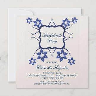 Invitación Fiesta de Bachelorette de la diosa floral invita a