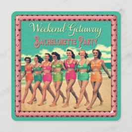 Invitación Fiesta de Bachelorette de la partida del fin de