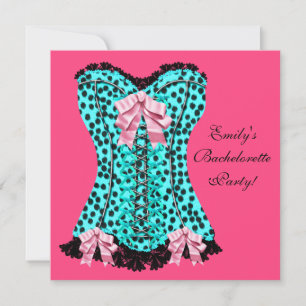 Invitación Fiesta de Bachelorette de los talones altos de leo