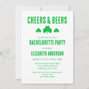 Invitación Fiesta de Bachelorette de Salud y Cervezas