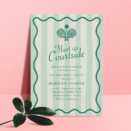 Invitación Fiesta de Bachelorette Elegante Estética de Balonc