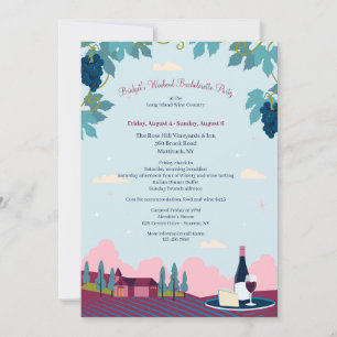 Invitación Fiesta de Bachelorette Tour de Invierno