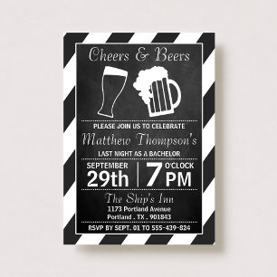 Invitación Fiesta de bachillerato de Chalkboard