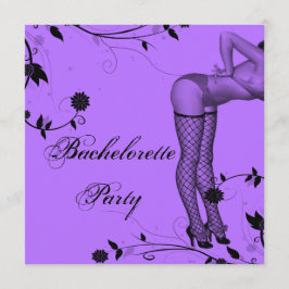 Invitación Fiesta de bachillerato de lavanda