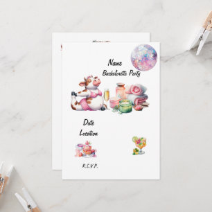 Invitación Fiesta de bachillerato de yoga