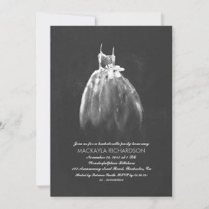 Invitación Fiesta de bachillerato elegante de boda