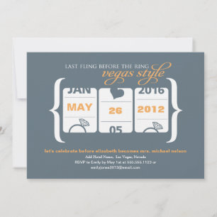 Invitación Fiesta de bachillerato en Las Vegas