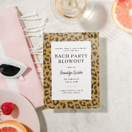 Invitación Fiesta de bachillerato para la impresión de animal