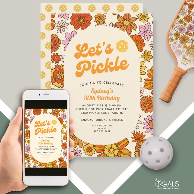 Invitación Fiesta de baloncesto con patrón de potencia de flo (Subido por el creador)