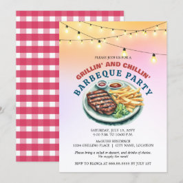 Invitación Fiesta de barbacoa