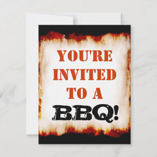 Invitación ¡Fiesta de barbacoa!Invitación