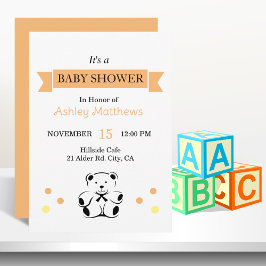 Invitación Fiesta de Bebé