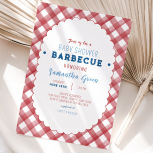 Invitación Fiesta de Bebé con Barbacoa
