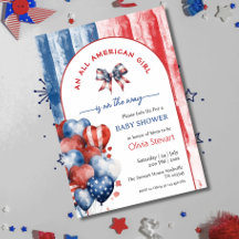 Fiesta de Bebé Coquette Americana 4 de Julio