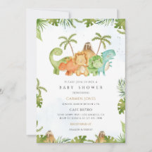 Fiesta de Bebé de Dinosaurio Diseño de Dino