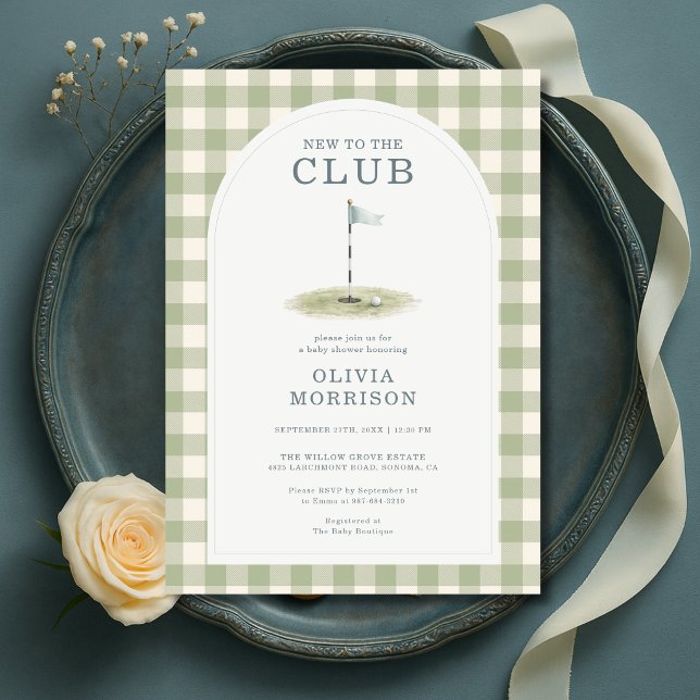 Invitación Fiesta de Bebé de Golf (Subido por el creador)